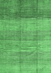 Abstract Emerald Green Contemporary Rug, con343emgrn