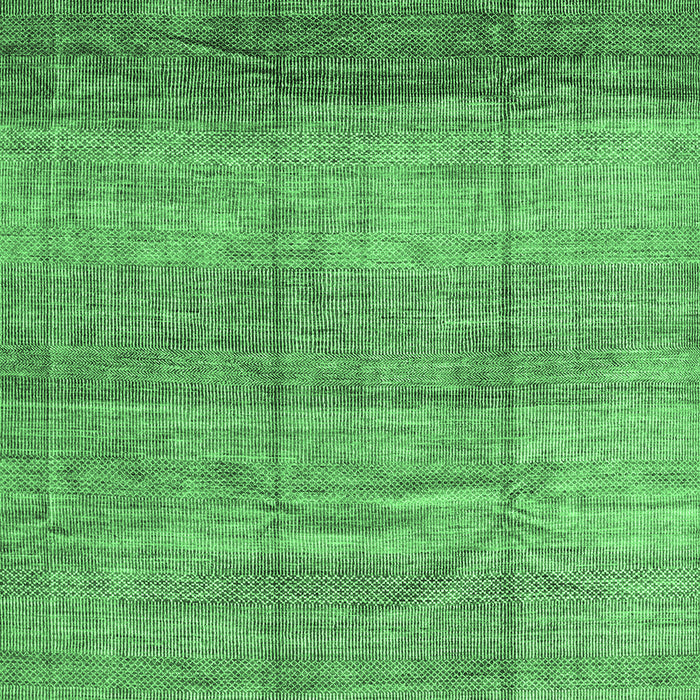 Abstract Emerald Green Contemporary Rug, con343emgrn