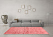 Contemporary Red Washable Rugs