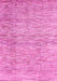 Machine Washable Abstract Pink Contemporary Rug, wshcon344pnk