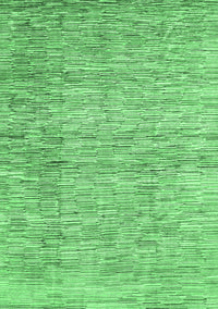 Abstract Emerald Green Contemporary Rug, con344emgrn