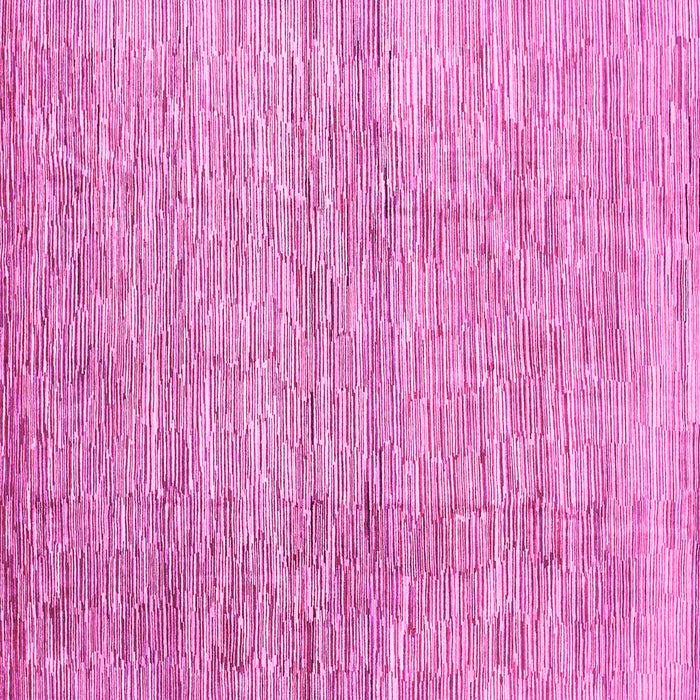 Square Machine Washable Abstract Pink Contemporary Rug, wshcon344pnk