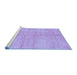 Sideview of Machine Washable Abstract Blue Contemporary Rug, wshcon345blu