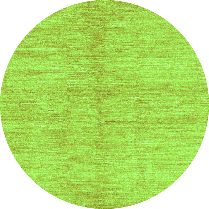 Square Abstract Green Contemporary Rug, con345grn