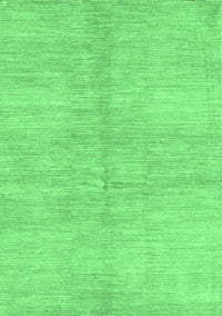 Abstract Emerald Green Contemporary Rug, con345emgrn