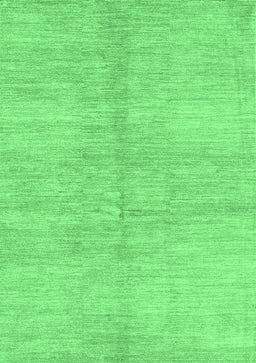 Abstract Emerald Green Contemporary Rug, con345emgrn
