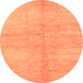 Machine Washable Abstract Orange Contemporary Area Rugs, wshcon345org