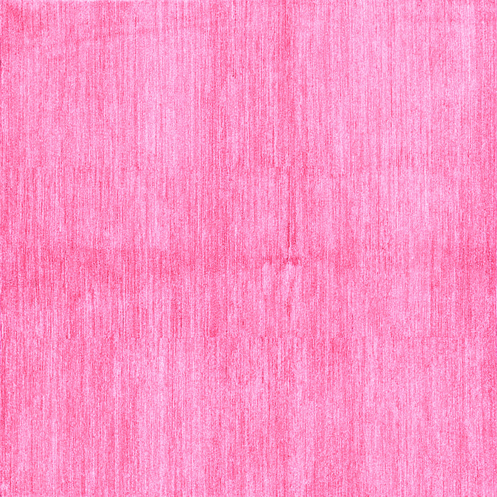 Square Machine Washable Abstract Pink Contemporary Rug, wshcon345pnk