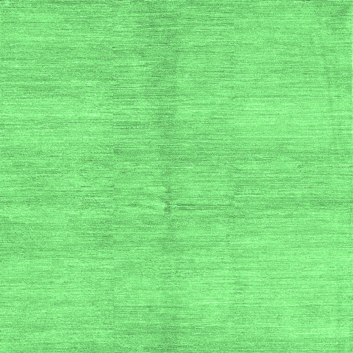 Square Abstract Emerald Green Contemporary Rug, con345emgrn