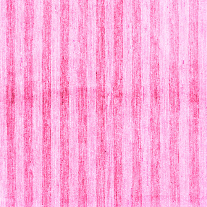 Square Machine Washable Abstract Pink Contemporary Rug, wshcon346pnk