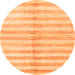 Machine Washable Abstract Orange Contemporary Area Rugs, wshcon346org