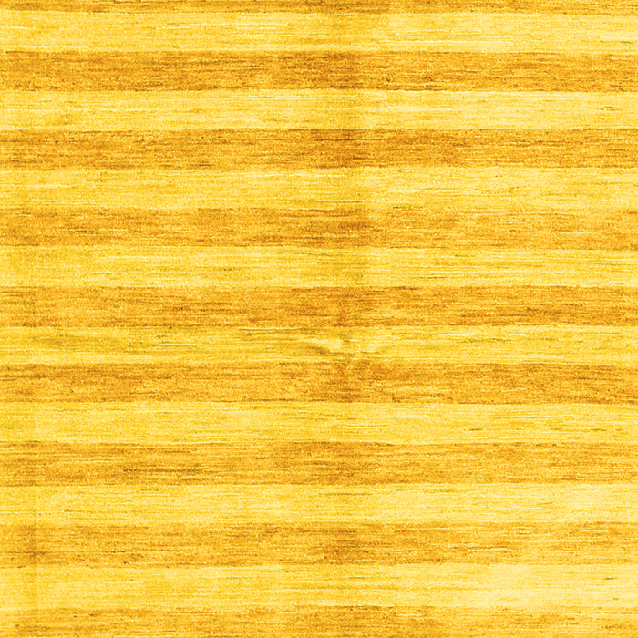 Machine Washable Abstract Yellow Contemporary Rug, wshcon346yw