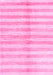 Machine Washable Abstract Pink Contemporary Rug, wshcon346pnk