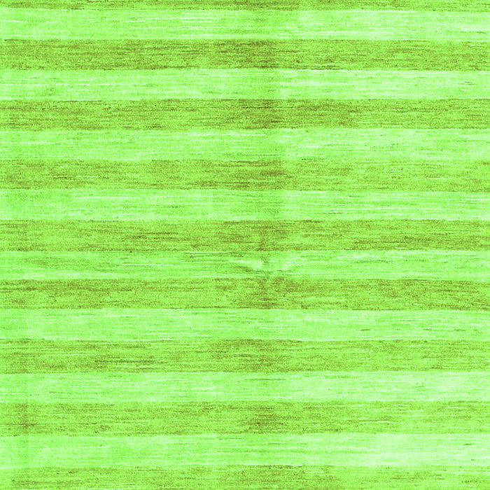 Serging Thickness of Machine Washable Abstract Green Contemporary Area Rugs, wshcon346grn