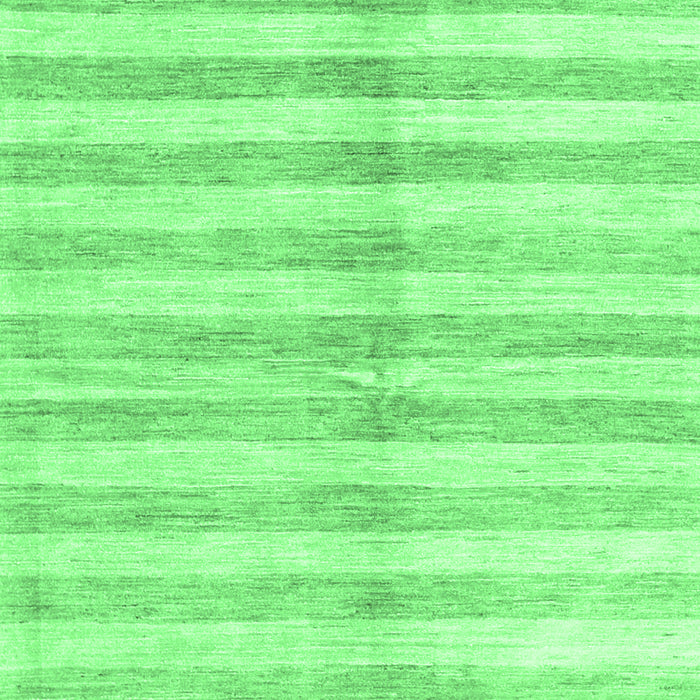 Machine Washable Abstract Emerald Green Contemporary Area Rugs, wshcon346emgrn