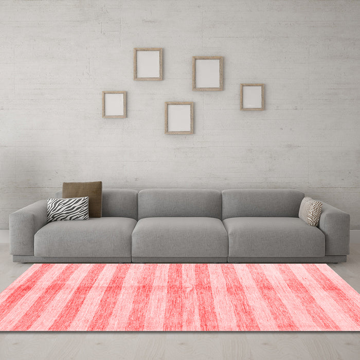 Contemporary Red Washable Rugs