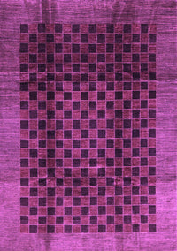 Abstract Purple Contemporary Rug, con347pur