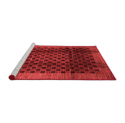 Contemporary Red Washable Rugs