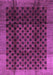 Machine Washable Abstract Purple Contemporary Area Rugs, wshcon347pur