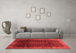 Contemporary Red Washable Rugs