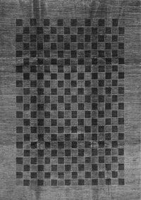 Abstract Gray Contemporary Rug, con347gry