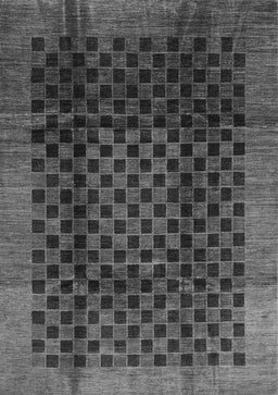 Abstract Gray Contemporary Rug, con347gry