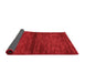 Abstract Red Contemporary Area Rugs