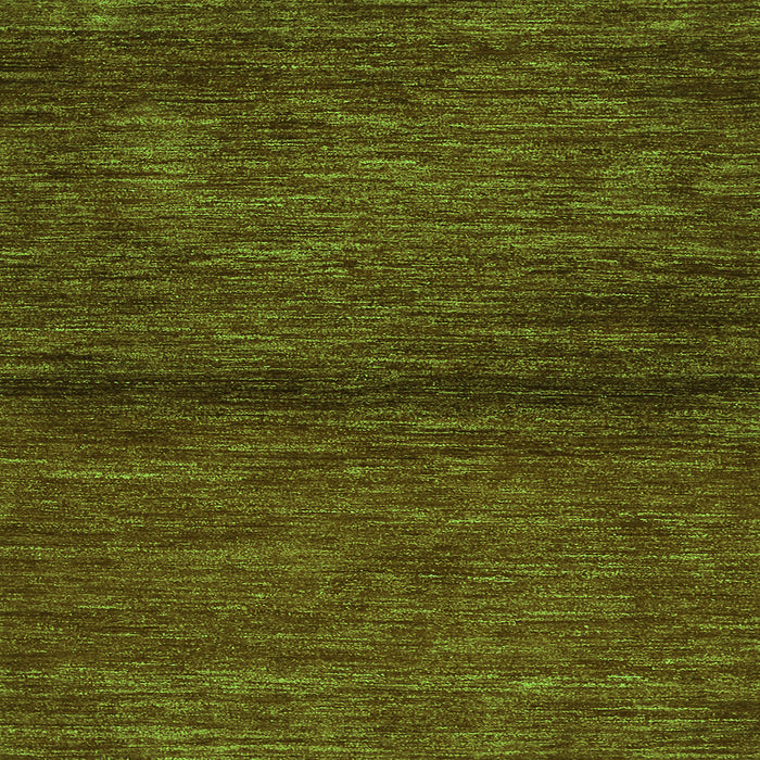 Round Machine Washable Abstract Green Contemporary Area Rugs, wshcon348grn