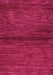 Machine Washable Abstract Pink Contemporary Rug, wshcon348pnk