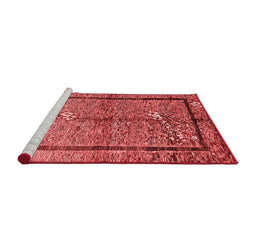 Contemporary Red Washable Rugs