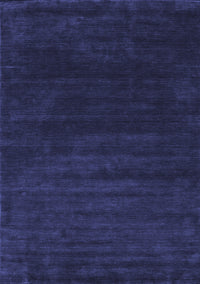 Abstract Blue Contemporary Rug, con34blu