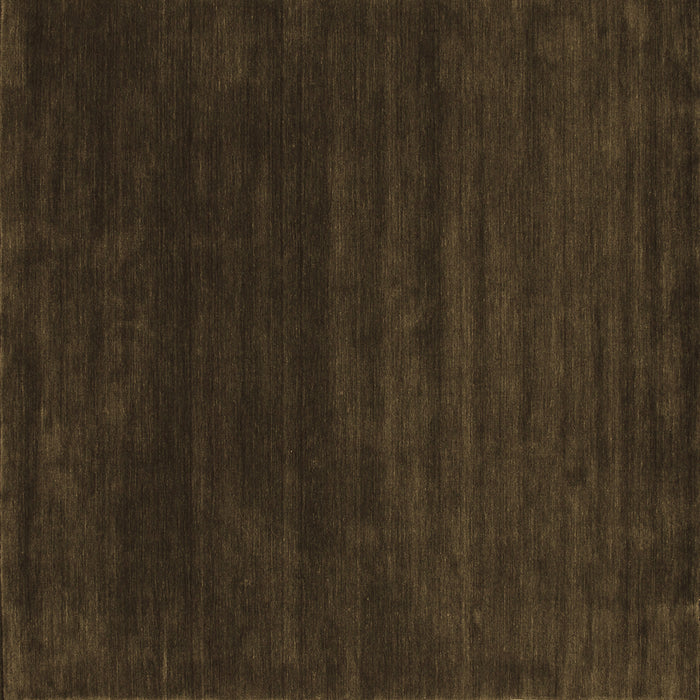 Square Machine Washable Abstract Brown Contemporary Rug, wshcon34brn