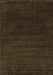 Machine Washable Abstract Brown Contemporary Rug, wshcon34brn