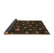 Sideview of Abstract Brown Contemporary Rug, con350brn