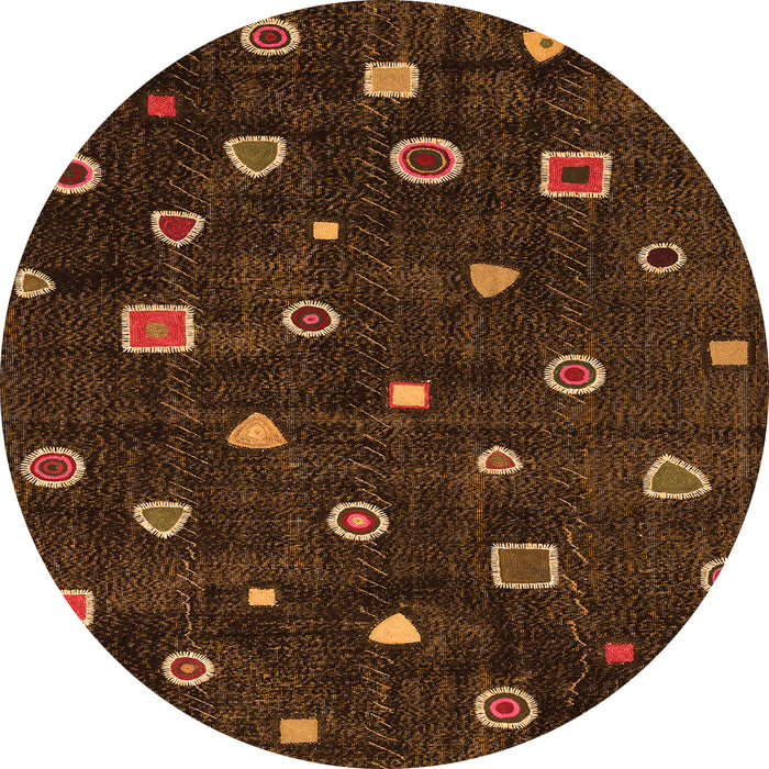 Machine Washable Abstract Orange Contemporary Area Rugs, wshcon350org