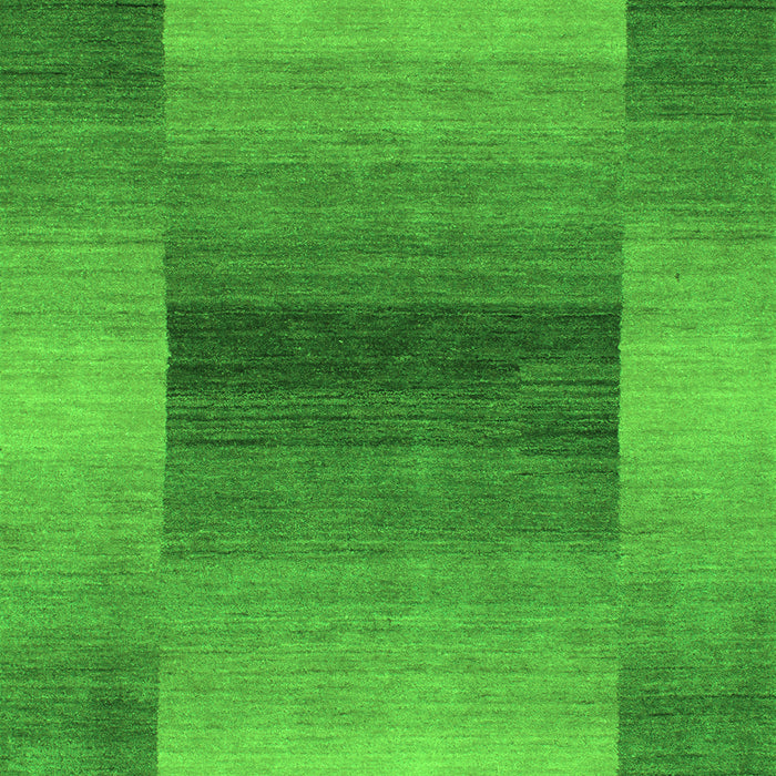 Abstract Green Contemporary Rug, con351grn