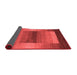 Abstract Red Contemporary Area Rugs