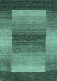 Abstract Light Blue Contemporary Rug, con351lblu