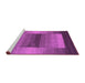 Sideview of Machine Washable Abstract Purple Contemporary Area Rugs, wshcon351pur