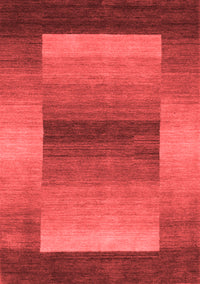 Abstract Red Contemporary Rug, con351red