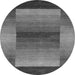 Machine Washable Abstract Gray Contemporary Rug, wshcon351gry