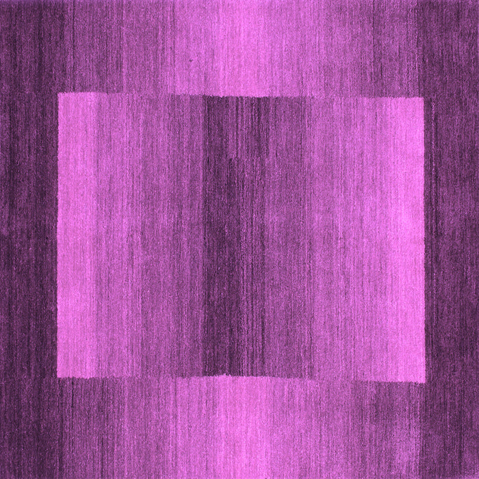 Square Abstract Purple Contemporary Rug, con351pur
