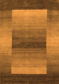 Abstract Orange Contemporary Rug, con351org