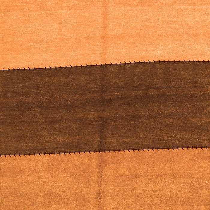 Serging Thickness of Machine Washable Abstract Orange Contemporary Area Rugs, wshcon352org