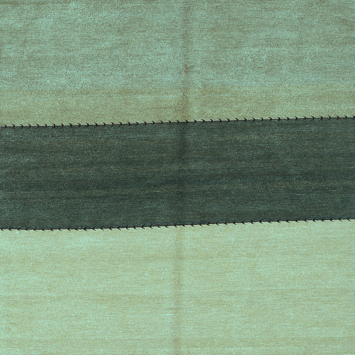 Square Abstract Light Blue Contemporary Rug, con352lblu