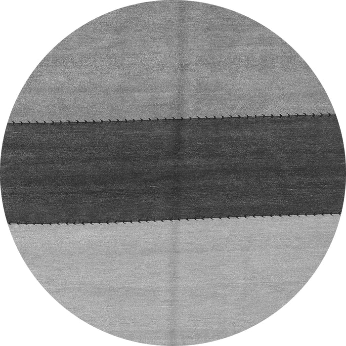 Square Abstract Gray Contemporary Rug, con352gry