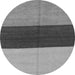 Square Abstract Gray Contemporary Rug, con352gry