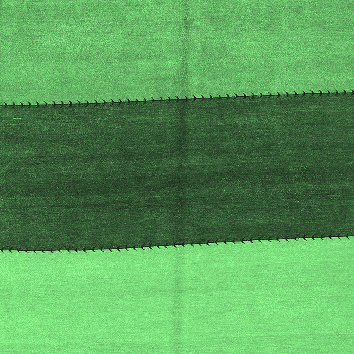 Abstract Emerald Green Contemporary Rug, con352emgrn