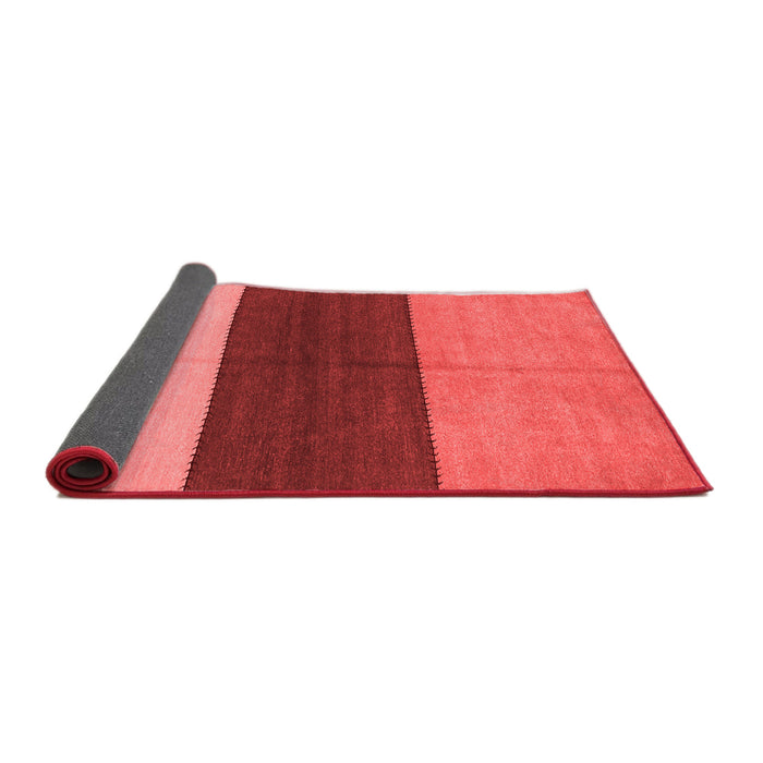 Abstract Red Contemporary Area Rugs