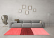 Contemporary Red Washable Rugs